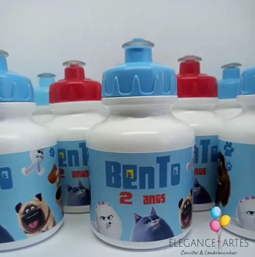 Garrafinha Squeeze Pets a Vida Secreta dos Bichos