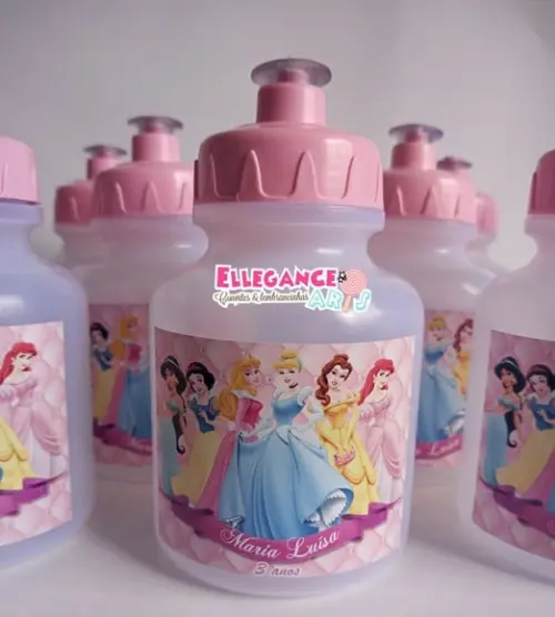 Garrafinha Squeeze Princesas