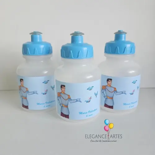 Garrafinha Squeeze Príncipe Cinderela