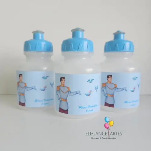 Garrafinha Squeeze Príncipe Cinderela