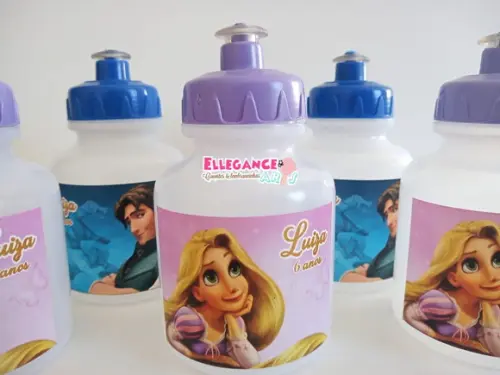 Garrafinha Squeeze Rapunzel Enrolados
