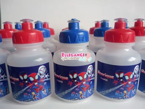Garrafinha Squeeze Spidey e Seus Amigos Espetaculares