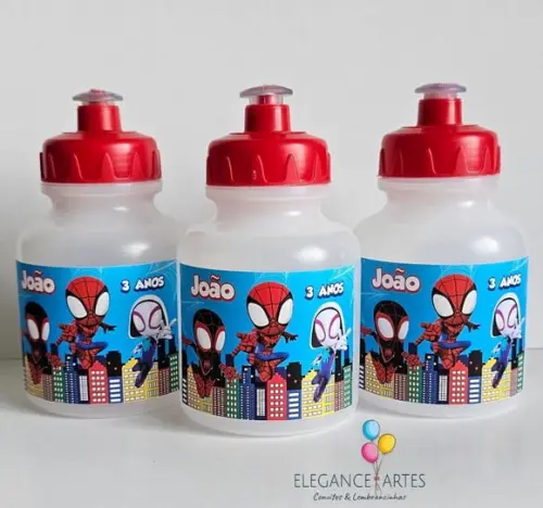 Garrafinha Squeeze Spidey e Seus Amigos Espetaculares