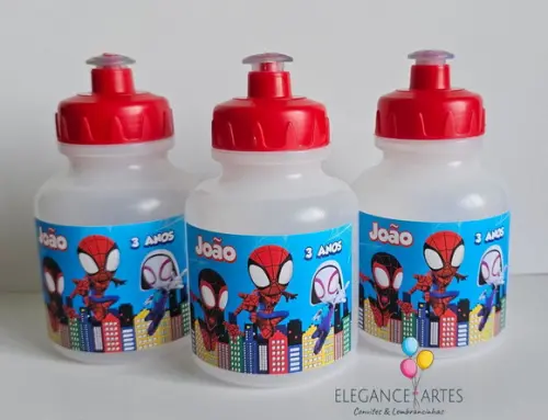 Garrafinha Squeeze Spidey e Seus Amigos Espetaculares