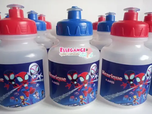 Garrafinha Squeeze Spidey e Seus Amigos Espetaculares