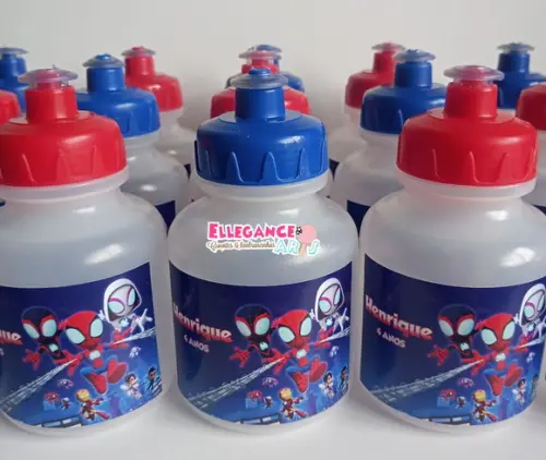 Garrafinha Squeeze Spidey e Seus Amigos Espetaculares