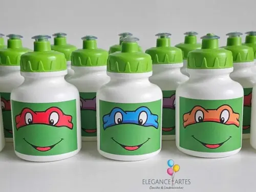 Garrafinha Squeeze Tartarugas Ninjas
