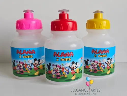 Garrafinha Squeeze Turma do Mickey