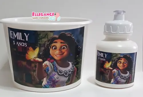 Kit Balde + Garrafinha Encanto