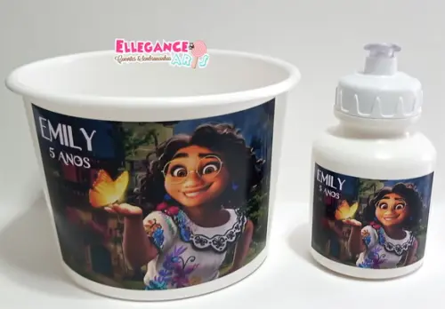 Kit Balde + Garrafinha Encanto