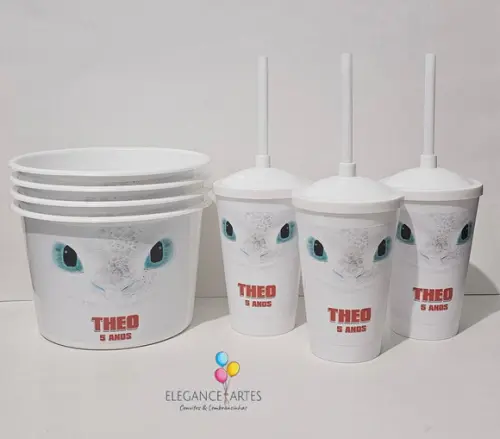 Kit Cineminha Como Treinar o Seu Dragão