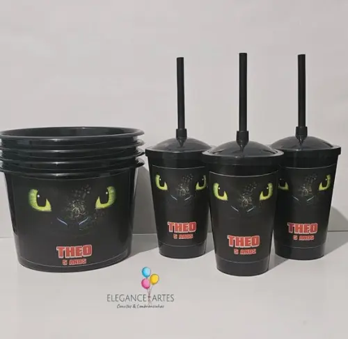 Kit Cineminha Como Treinar o Seu Dragão