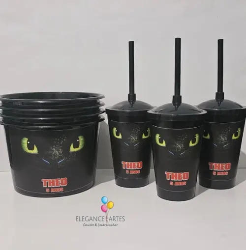 Kit Cineminha Como Treinar o Seu Dragão