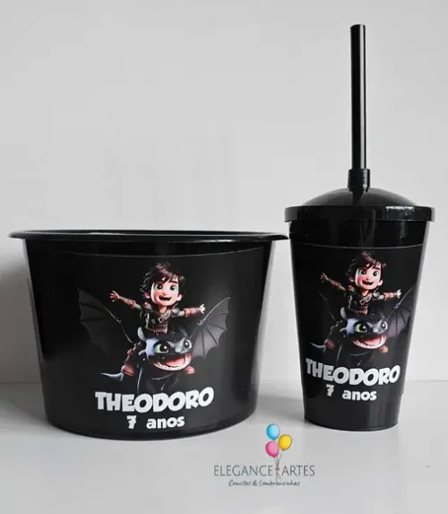 Kit Cineminha Como Treinar o Seu Dragão
