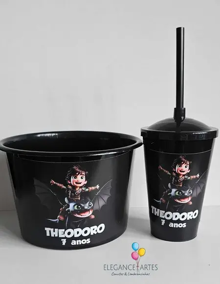 Kit Cineminha Como Treinar o Seu Dragão