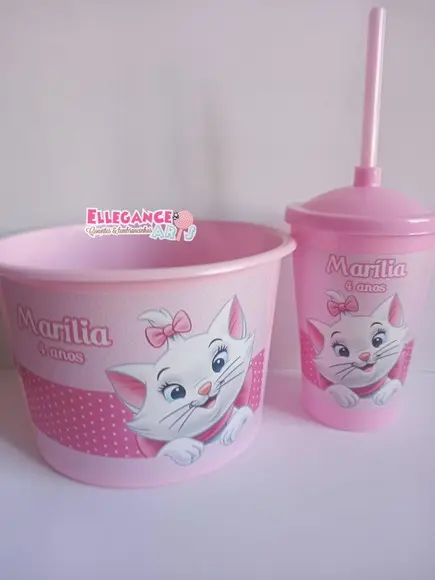Kit Cineminha Gatinha Marie