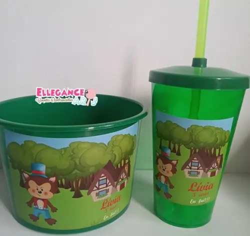 Kit Cineminha Lobo Chapeuzinho Vermelho