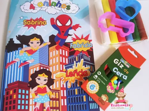 Kit Colorir Heróis