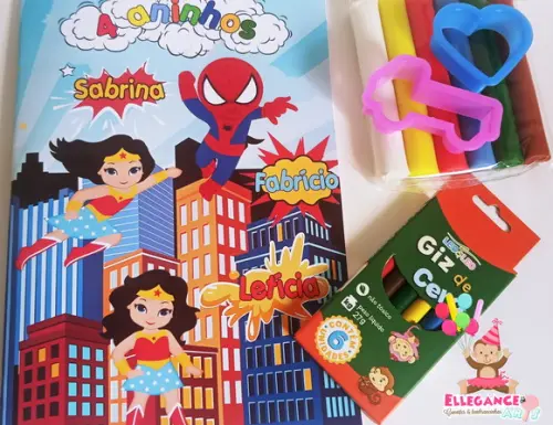 Kit Colorir Heróis