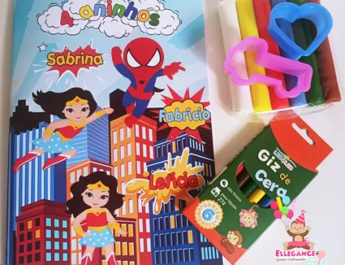 Kit Colorir Heróis