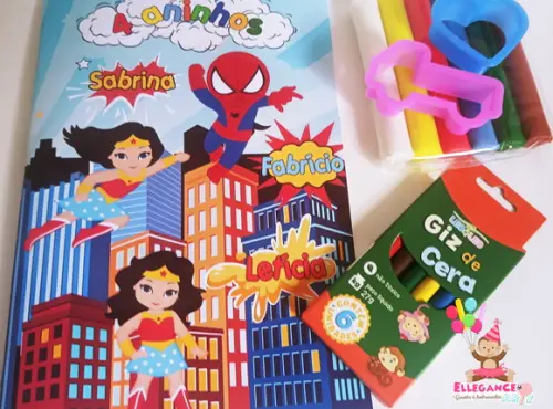 Kit Colorir Heróis