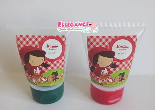 Lembrancinha Chapeuzinho Vermelho - Álcool Gel