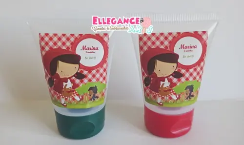 Lembrancinha Chapeuzinho Vermelho - Álcool Gel