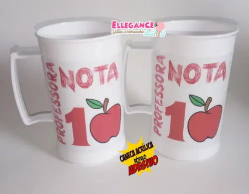 Lembrancinha Dia dos Professores (caneca de Chopp)