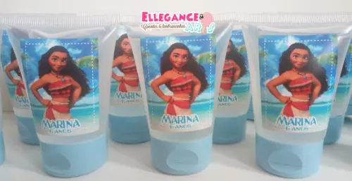 Lembrancinha Moana ( Álcool Gel)