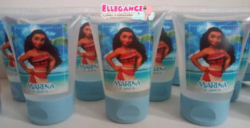 Lembrancinha Moana ( Álcool Gel)