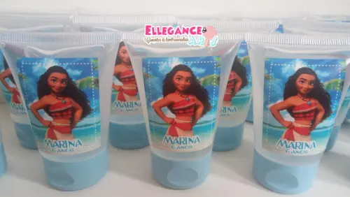 Lembrancinha Moana ( Álcool Gel)