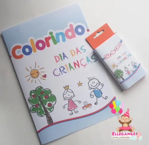 Livrinho de Colorir Dia das Crianças