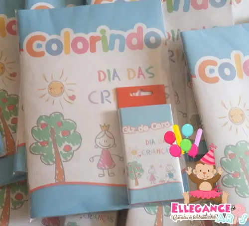 Livrinho de Colorir Dia das Crianças