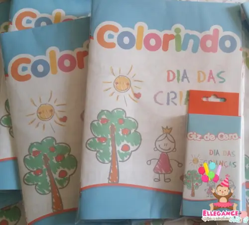 Livrinho de Colorir Dia das Crianças