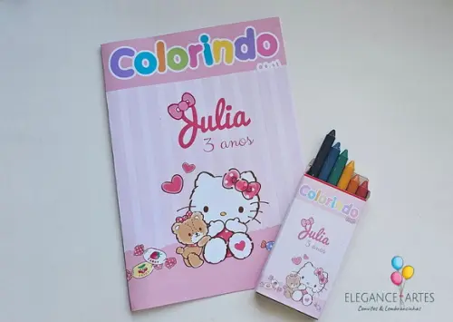 Livrinho de Colorir Hello Kitty