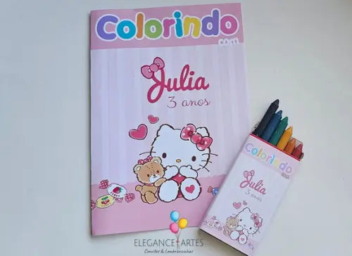 Livrinho de Colorir Hello Kitty