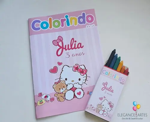 Livrinho de Colorir Hello Kitty