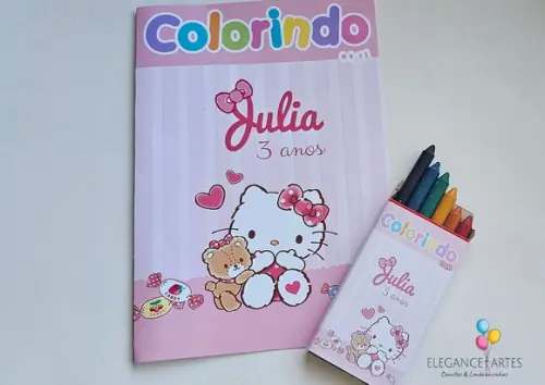 Livrinho de Colorir Hello Kitty