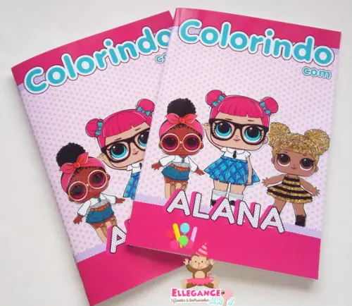Livrinho de Colorir Lol