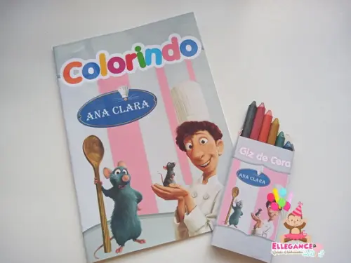 Livrinho de Colorir Ratatouille