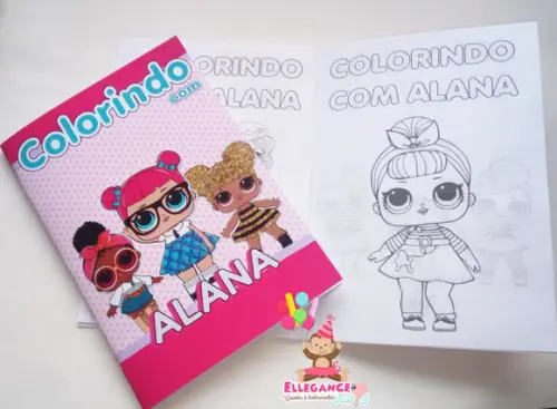 Livrinho de Colorir Lol