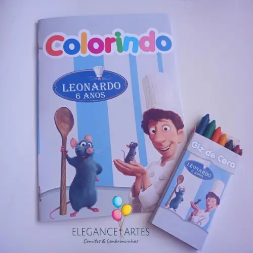 Livrinho de Colorir Ratatouille