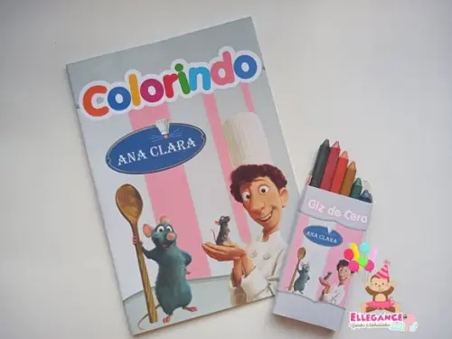 Livrinho de Colorir Ratatouille