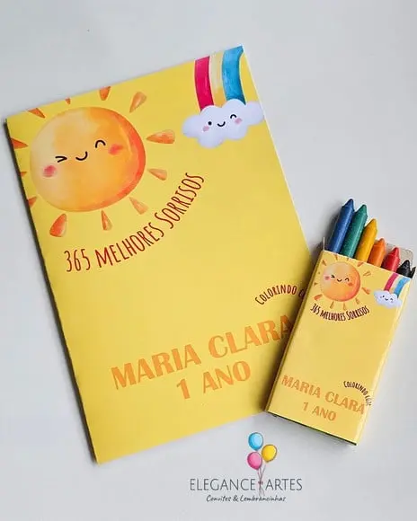 Livrinho para Colorir 365 Sorrisos