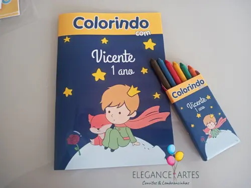 Livrinho de Colorir Pequeno Príncipe