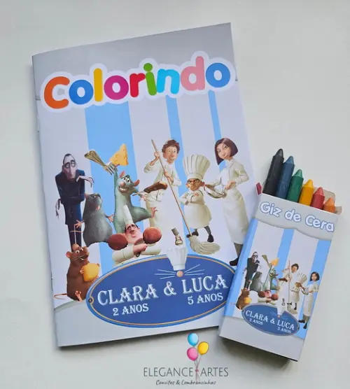 Livrinho de Colorir Ratatouille