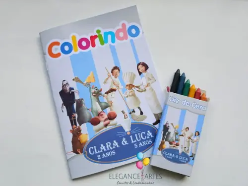 Livrinho de Colorir Ratatouille