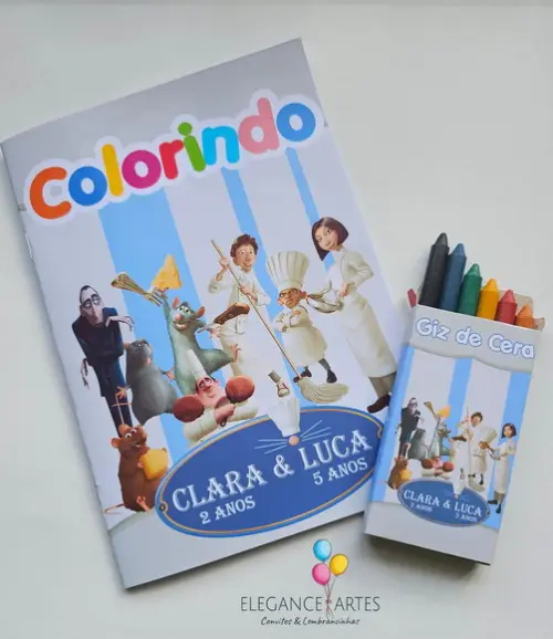 Livrinho de Colorir Ratatouille