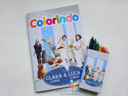 Livrinho de Colorir Ratatouille
