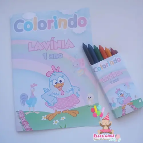 Livrinho para Colorir Galinha Pintadinha Cand Color